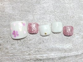 フット　輝きポイントネイル