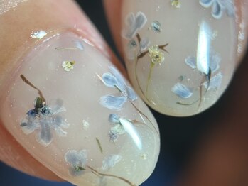 【パラジェル】手書きフラワー