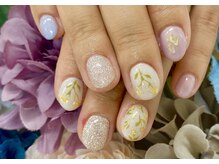 ディーネイル 天王寺(D-nail)/【日置】夏限定！金箔アート