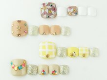 まつげアンドネイル ディアマンローズ(DIAMANT ROSE)/フットネイル付け放題　6600円