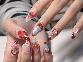 はにねいる(Hani Nail)の写真/おひとり様専用サロン♪プライベート空間での施術◎シンプルなワンカラー～フルアートまでメニューも豊富★