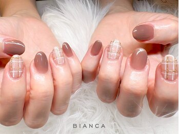 ビアンカ 北浦和店(Bianca)/チェックネイル♪¥6500