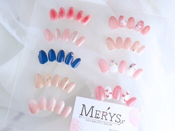 メリス(MERYS)/定番デザイン(アート4本)♪