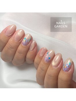 ネイルズガーデン(NAILS GARDEN)/紫陽花ネイル