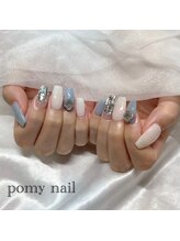 ポミーネイル 渋谷店(Pomy nail)/シンプルストーンネイル