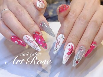 ネイルサロンアンドネイルスクールアートローズ 町田店(Art Rose)の写真/丁寧な施術の長さ出しで理想な指先へ！人気店が叶える指先美人なロングネイル体験◎