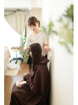 アロマアンドフェイシャルサロン &nbsp;エメシェリー(aimercherie)/一年中人気のよもぎ蒸し