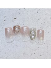 ネイルアンドまつげ リュフェール 五反田(Nail Lufaire)/きらきら天然石