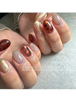 スマイル ネイル ラボラトリー(Smile nail laboratory)/ぷかぷかハート/フラッシュラメ