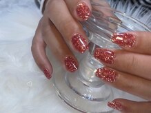 アントレッド(entraide)/最強可愛いフラッシュネイル