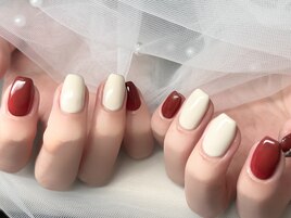 おしゃれな配色ネイル♪