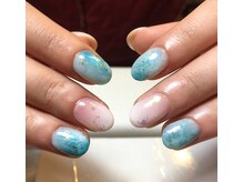 アンベリール ネイルサロンアンドスクール(embellir)/夏の天然石ネイル