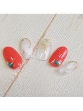 ネイルサロン クイル(QUILL)/７月タイダイ（３）