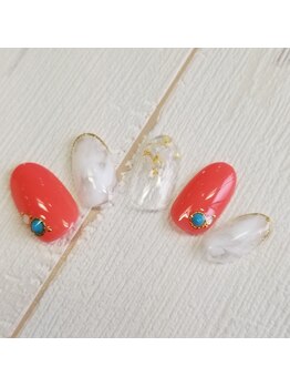 ネイルサロン クイル(QUILL)/7月タイダイ(3)