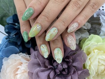 ディーネイル 天王寺(D-nail)/【田坂】フラワーアートnail