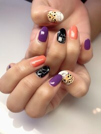 ハロウィンネイル