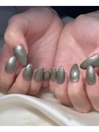 ワンカラー☆ラメ☆長さ出し