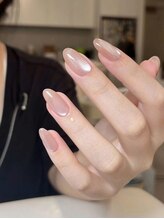 ヘブン ネイル 鶯谷(HEAVEN Nail)/上品なキャッツアイネイル
