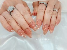 アリューミー 南青山店(Allu.Me)/ワンカラーにラメ(staff:saki)