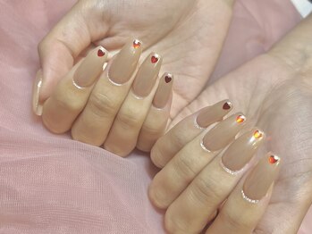 ラティエ(Latier)/: 大人可愛いオーロラネイル♪