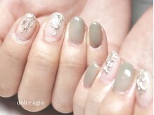 ドルチェ アージョ(dolce agio)/ミラーアート×カーキカラー
