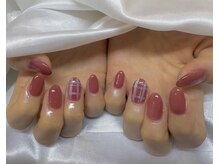 ロジェネイルバイリリィ(ROJE NAIL by Lilie)/春カラーにワンポイント