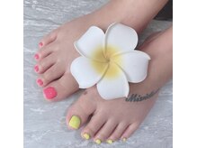 シェリーネイル 東浦和店(ShellyNAIL)/フットネイル☆ネオンカラー