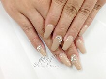 ネイルサロン ビューティーマジック 川口店/ 上品シンプルネイル