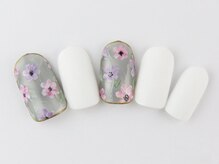 まつげアンドネイル ディアマンローズ(DIAMANT ROSE)/フラワーネイル90分6930円