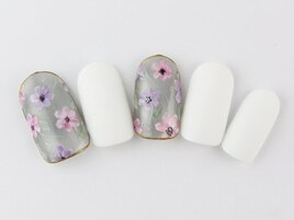 フラワーネイル90分6930円