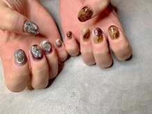 エンジェリック カラーズ(Angelic colors)/秋色ニュアンスネイル