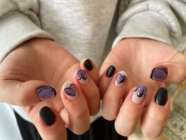 コミックネイル　マットネイル