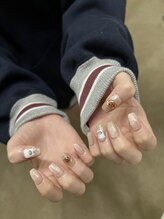 クリア(Clear)/カボチャネイル