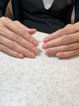 大人チークネイル