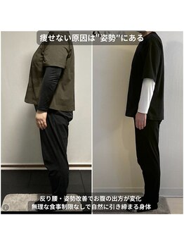 ナナ 札幌店(NANA)の写真/痩せない原因は“骨格の歪み”。整えてから鍛える、新常識ボディメイク