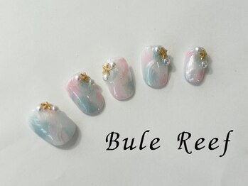 ネイルアンドまつげエクステ ブルーリーフ 四谷三丁目店(Blue Reef)/ブルーネイル