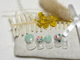 シェルネイル　夏ネイル