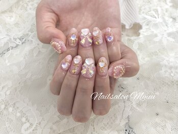 ネイルサロン ミュウ 池袋店(nailsalon Myuu)/ピンクキラキラネイル