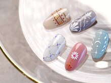エヌアット 新宿西口(n@nail)/2本手描きアートコース