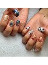 ちぐはぐアートネイル