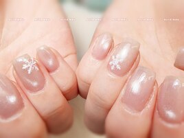 雪の結晶ネイル