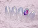 涼しげ☆アサガオネイル