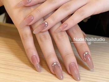 ヌード ネイルスタジオ 船橋店(Nude Nailstudio)/パラジェル/長さだし/オフのみ