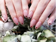 リンドゥネイル 上小田井店(Rindu Nail)/1カラー+ハートホログラム