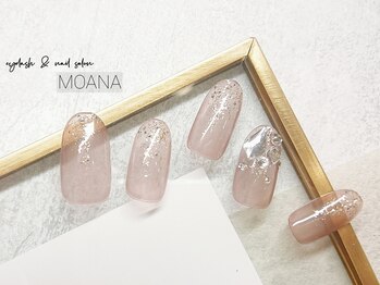 モアナ なんば店(MOANA)/きらきらビジューnail♪