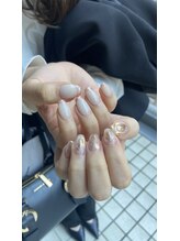 Mネイルアンドカフェ シェレステ/選べるアシメネイル
