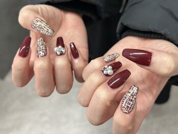 ビアンカ 川越西口店(Bianca)/ツイードネイル/トレンドネイル