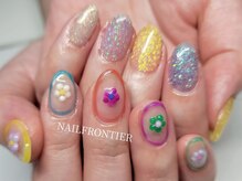 ネイルフロンティア 吉祥寺(NAIL FRONTIER)/カラフルポップフラワー11980円