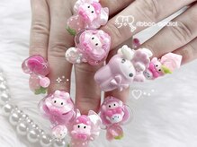 リボンアディクト(ribbon addict)/ゴテゴテネイル♪