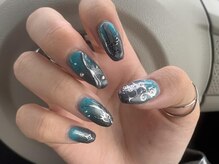 アングゥ ウル(ungu ul)/ブルー×ブラックグラデ